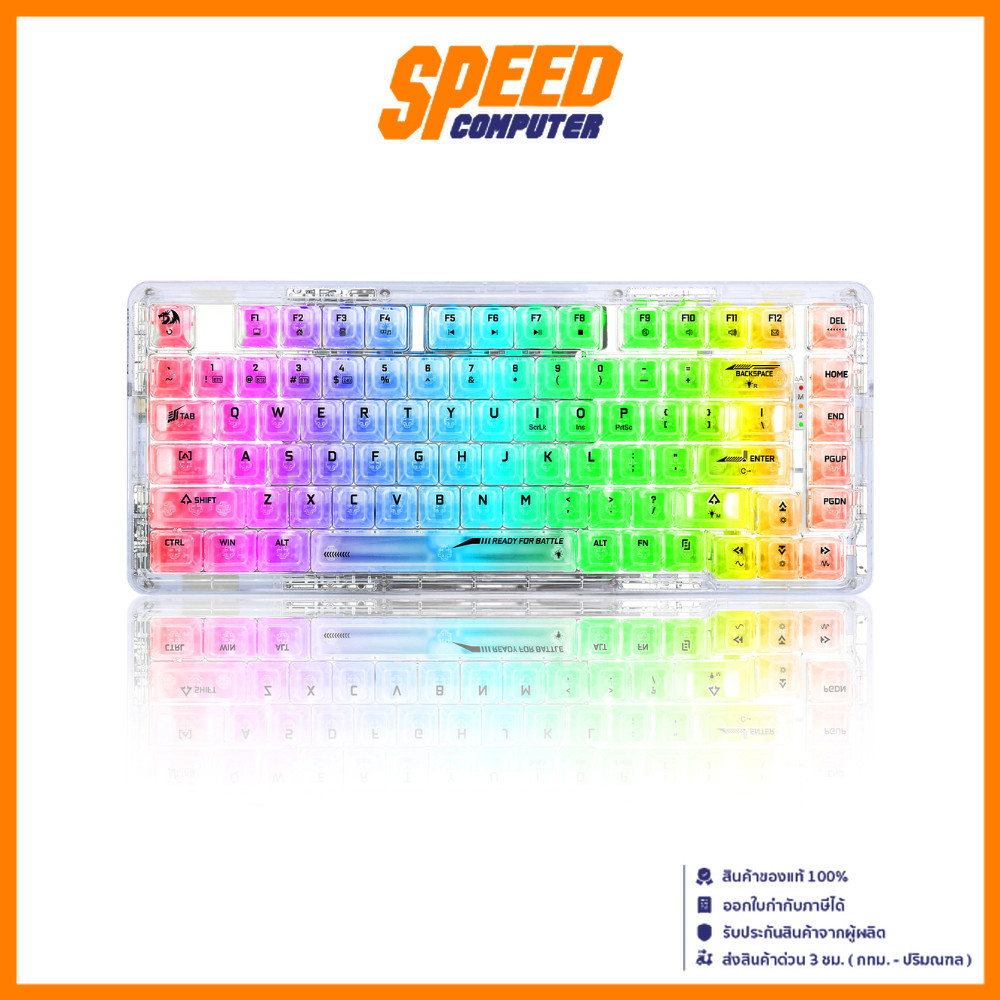 REDRAGON K649CT ELF PRO CRYSTAL SWITCH KEYBOARD (คีย์บอร์ด) | By Speed Computer