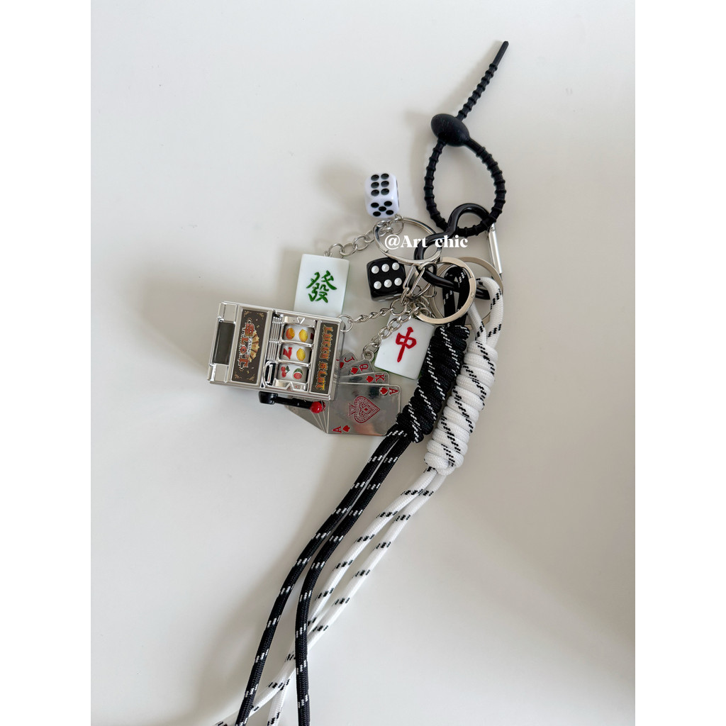 กันยายน Last Wave สินค้าใหม่ Creative Bag Charm Mahjong Series 2024