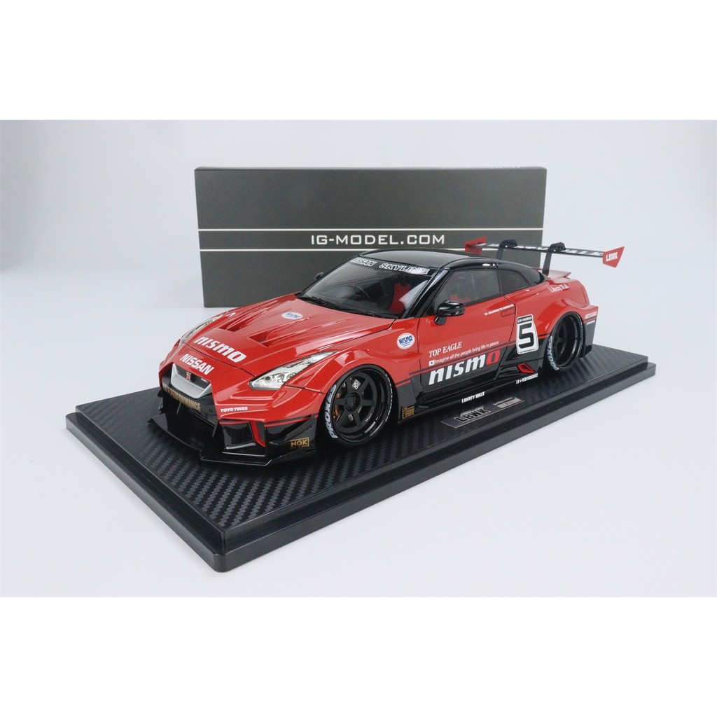 Ready Stock โมเดลโมเดล Nissan Nissan GTR R35 ผู้ผลิต: โมเดล Igition สเกล: 1: 18