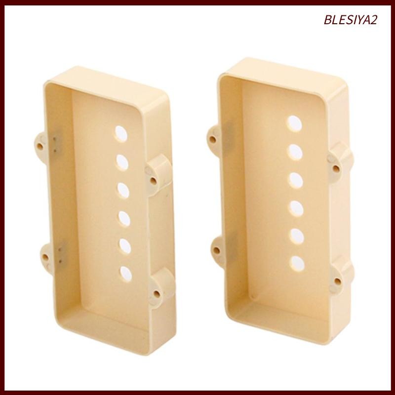 [Blesiya2] Magideal 2 ชิ้นกีตาร์ไฟฟ้า Single Coil Pickup Cover สําหรับ P90 Pickup Accs