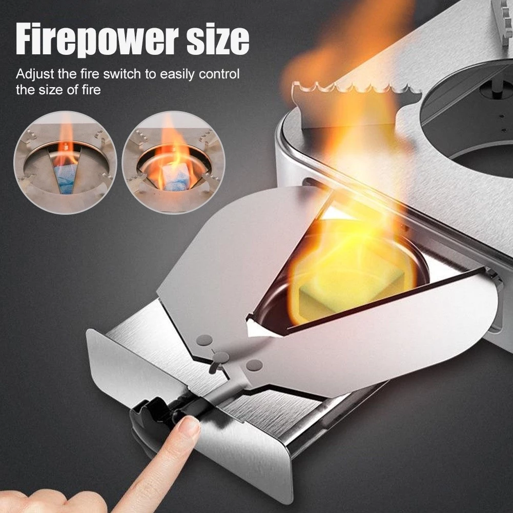 เตาแคมป์ปิ้ง เตาแอลกอฮอล์แบบลิ้นชัก Spirit Stove Pot สำหรับตั้งแคมป์เดินป่ากลางแจ้งในครัวเรือน Alcohol Stove thumbnail 6