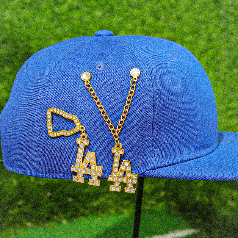 New Polka Dot New Era Hat Pin Metal Baseball Cap Hat Accessories Badge Hat Chain เข็มกลัด