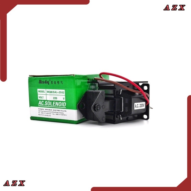 ถูกมาก SA-2502โซลินอลย์เบรก 1.5Kg. Solenoid แม่เหล็กไฟฟ้า กดดึงประเภทไฟฟ้าแม่เหล็ก 220V