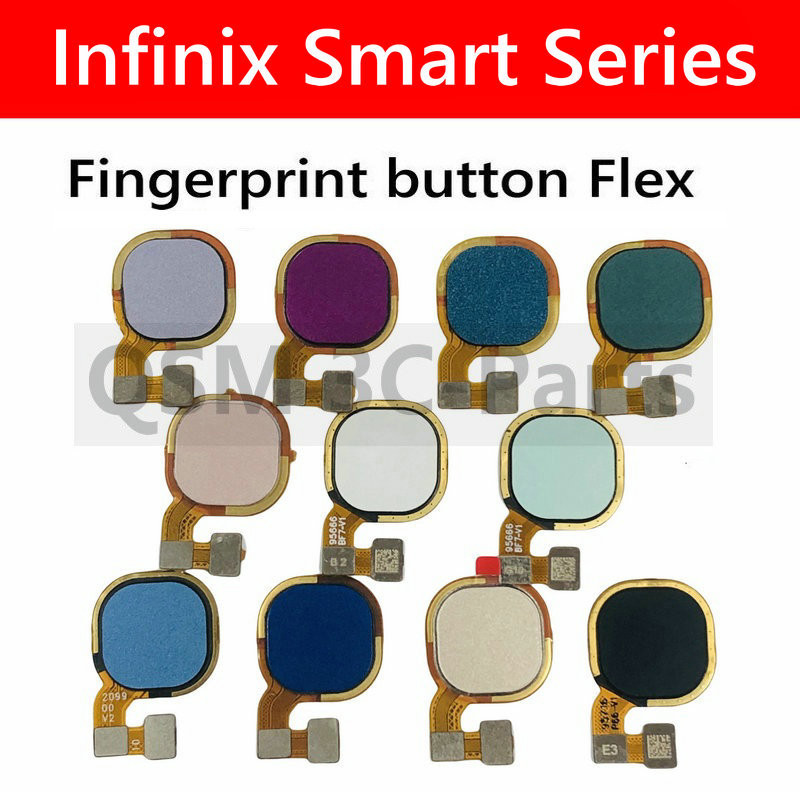 Home Flex เซ็นเซอร์ลายนิ้วมือสําหรับ Infinix smart 3 6 Plus 4 4C 5 Pro S4 S5 Pro lite Finger พิมพ์สแกนเนอร์