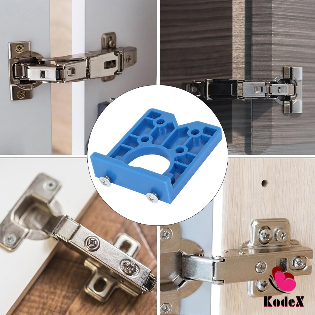 KDX จิ๊กบานพับ 35mm สำหรับเจาะรูบานพับตู้ไม้ เพื่อใส่น็อตยึดบานพับ Hinge Jig Drill Guide - รูปที่ 2