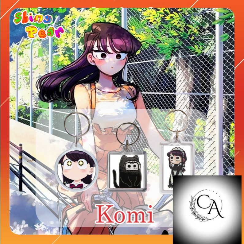 [โคมิไม่สามารถสื่อสารได้] - พวงกุญแจ | พวงกุญแจสติ๊กเกอร์ Komi Shouko / Komi-san wa อะนิเมะ Komi ไม่