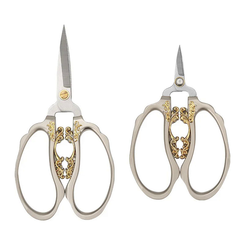 Vintage Stainless Steel Household DIY Handmade Nail Scissors Thread Tailors Embroidery Scissors Wedd