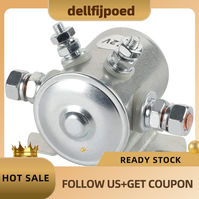 dellfijpoedMax 300a Continuous Duty Solenoid Relay 12V DC Starter Solenoid สําหรับรถเข็นกอล์ฟ,Winch ,Marine in Rush