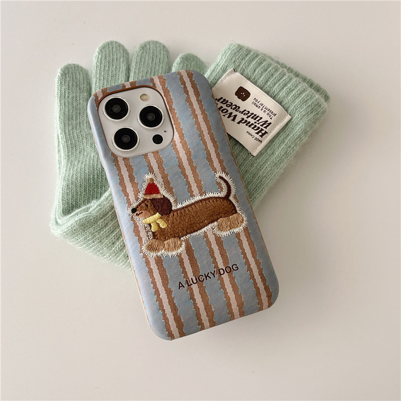 Iphone 16 Pro max 15 Pro max ดัชชุนวัสดุ PU ยกเคสโทรศัพท์