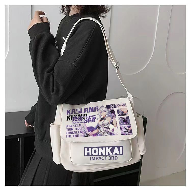 Honkai: กระเป๋าสะพาย Star Rail สองมิติ Heil Alicea สินค้านักเรียนแนวทแยงกระเป๋านักเรียน Class กระเป๋ากวดวิชา
