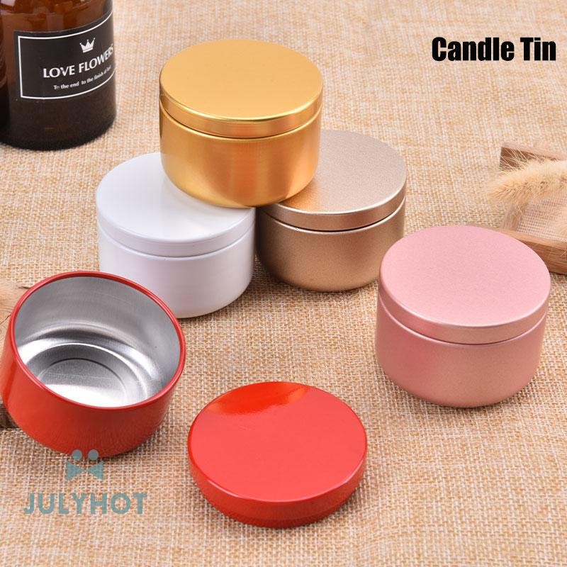 COOL Tin Round Metal Tin Box Tin Aluminium Jar Storage Travel Tin vn