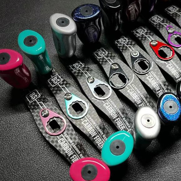 สําหรับ Daiwa Abu Shimano 95mm100mm Water Drop ล้อคาร์บอนไฟเบอร์ Rocker อุปกรณ์ตกปลา DIY