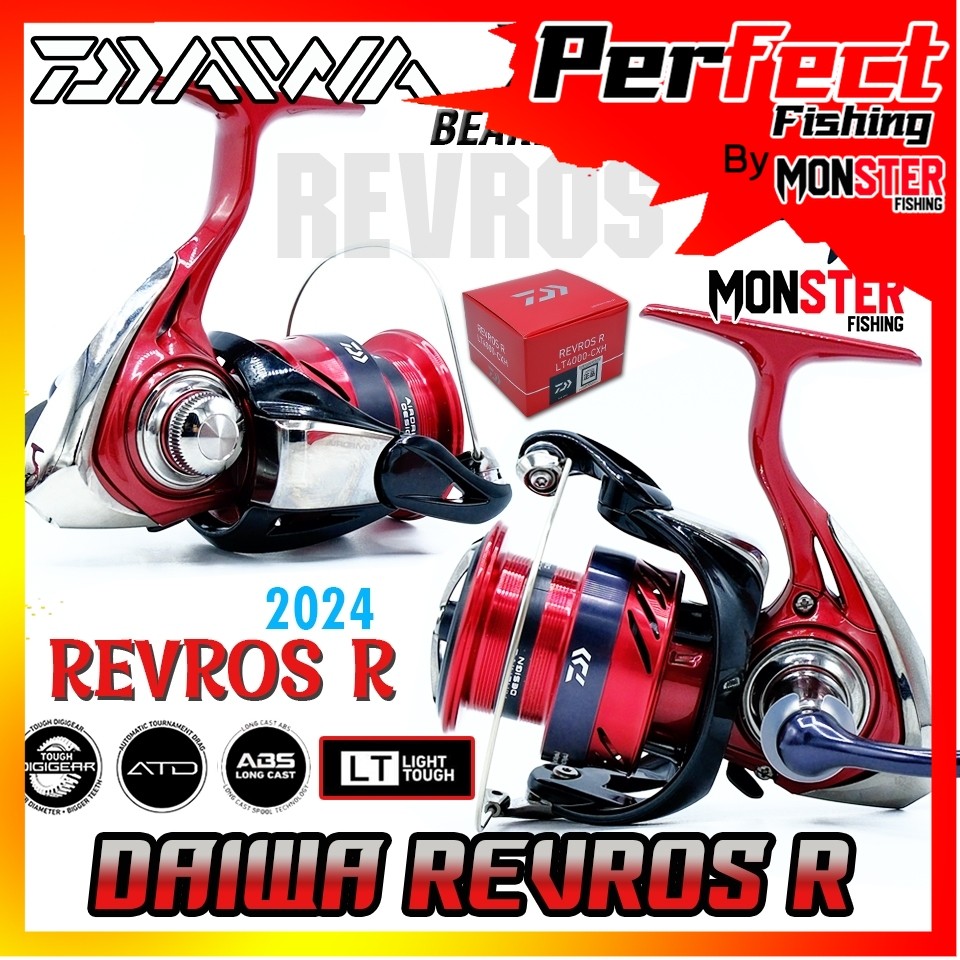 รอกตกปลา รอกสปินนิ่ง DAIWA REVROS R SERIES NEW 2024 (มีให้เลือกหลายเบอร์)