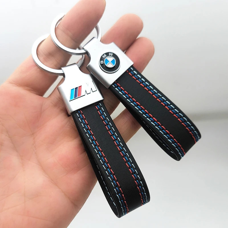 หรูหรารถโลโก้พวงกุญแจ BMW M พวงกุญแจสําหรับ BMW M Sport E36 E34 F31 F10 F20 F40 M3 M4 M5 F48 E46 E60