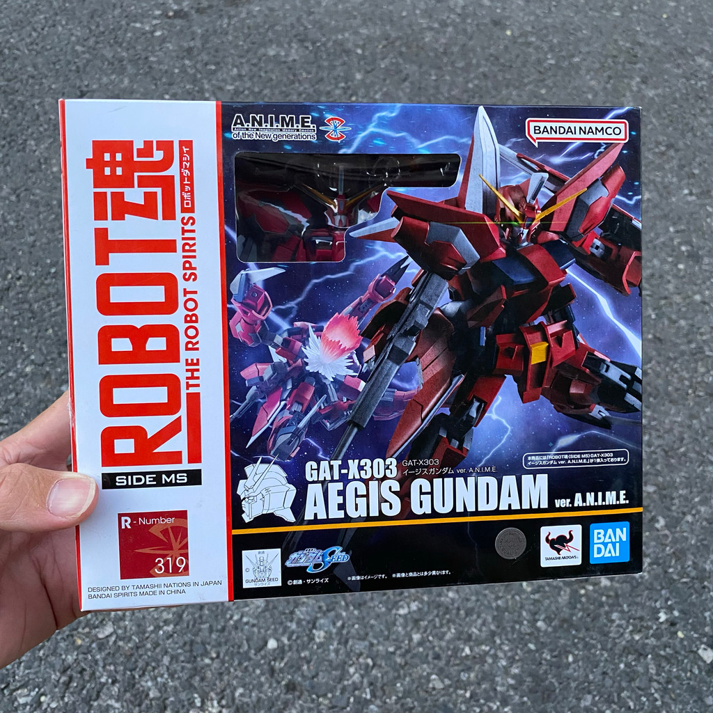 [Boutique] Bandai กันดั้มโมเดลประกอบผลิตภัณฑ์สําเร็จรูปหุ่นยนต์ Soul R319 R Soul Aegis SEED ANIME