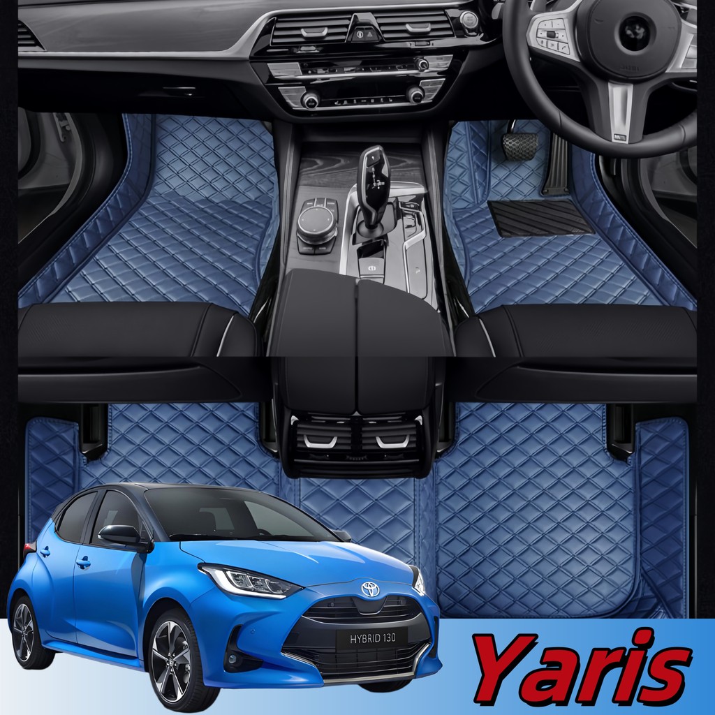 Yaris Ativ พรมในหลาม 6D แบบเต็มพื้น สำหรับ Car Yaris Ativ 4Dr/5Dr ชุด 3/4/6 ชิ้น ยนต์ ผู้ผลิตพรมปู