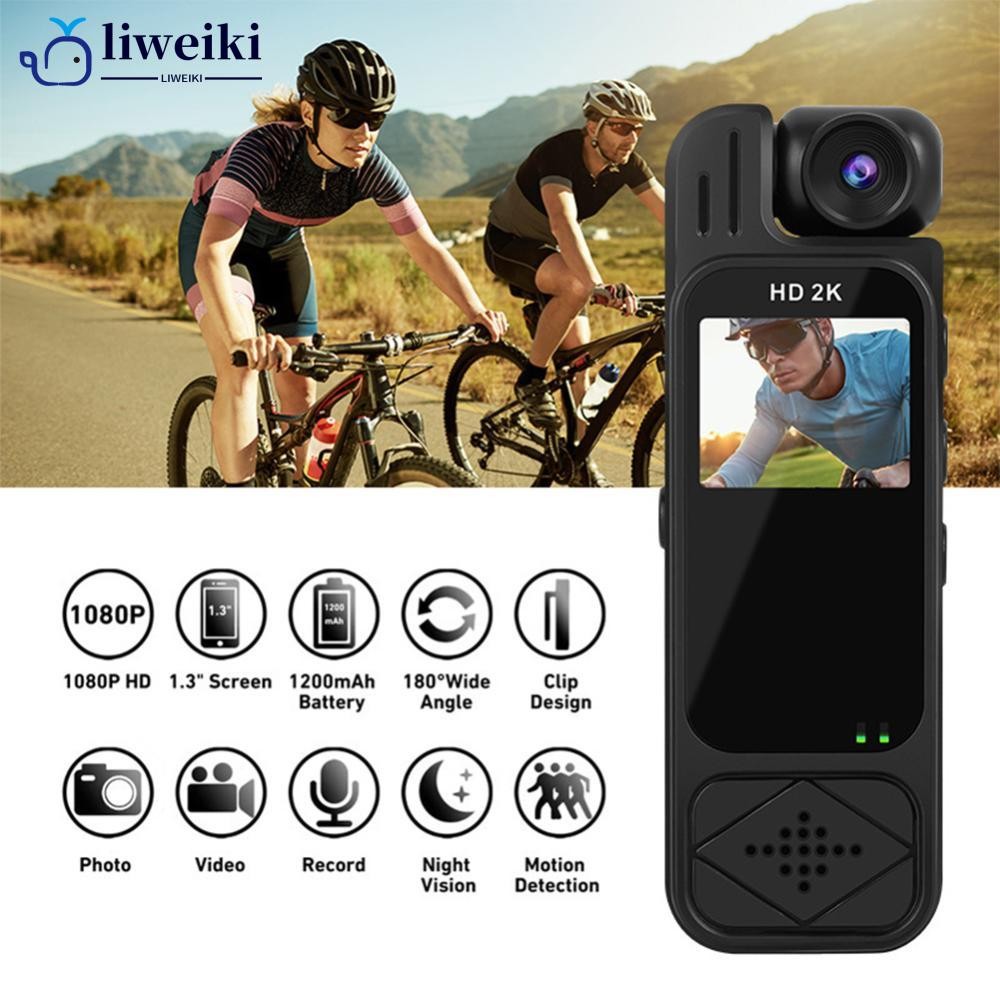 LIWEKI HD 1080P มินิกล้องแบบพกพาเครื่องบันทึกวิดีโอดิจิตอลสวมใส่ขนาดเล็ก Cam อินฟราเรด Night Vision 