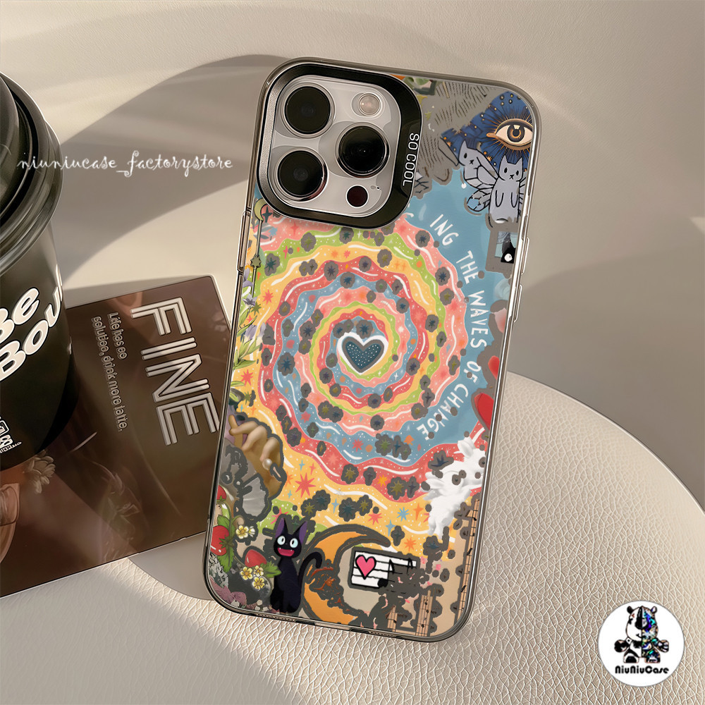 เคสป้องกันโทรศัพท์มือถือ ลูกแมวหมุนวนแห่งความรัก For iPhone 11 12 13 14 15 16 Pro Max Plus X XR XSMAX 7 8 Plus 11Pro เคส ราคา ถูกที่สุด ดีลบีเคเค แกลเลอรีภาพที่ 6