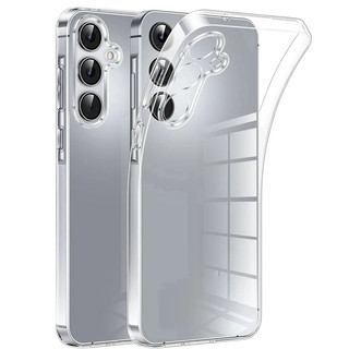 เคสซิลิโคนอ่อนนุ่มบางเฉียบสําหรับ Samsung Galaxy S26 S25 S24 S23 S21 FE S22 Ultra Plus FE S25Edge เคสใส