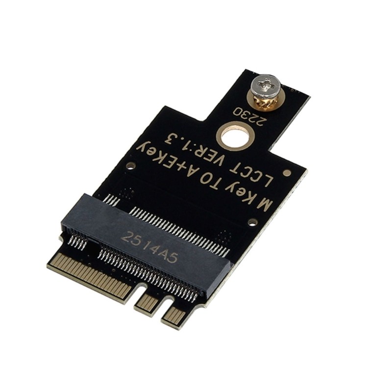 QUU M 2 A + E ถึง NVME SSDs อะแดปเตอร์ M 2 อินเทอร์เฟซ WIFI A + E คีย์ M Key PCIE4 0 Risers การ์ด