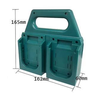MAKITA โคเวโลส ชั้นเก็บแบตเตอรี่,4สล็อต/6สล็อตยึดอุปกรณ์แบตเตอรี่ขาตั้งแบบพกพา,ทนทานที่แข็งแกร่งลดลงพิมพ์แบตเตอรี่ฐานยึดสําหรับ ดู 18โวลต์