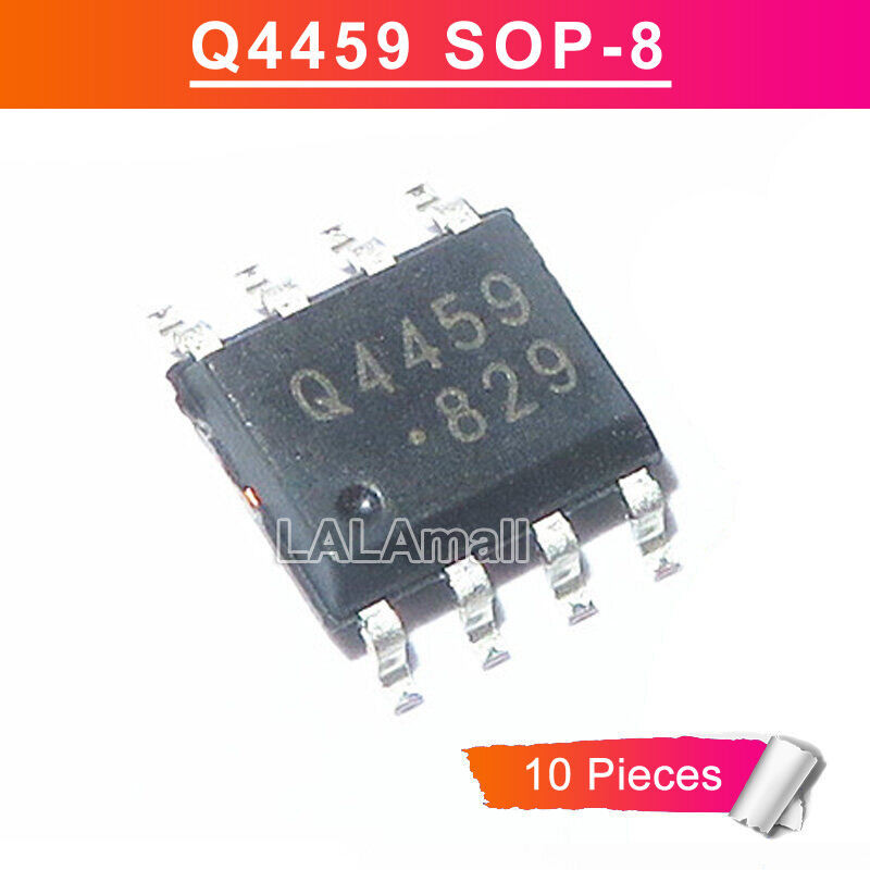 10pcs Q4459 SOP8 4459 SOP-8 KJQ4459 SMD P-channel 30V/6.5A MOSFET ใหม่ IC SXHQ