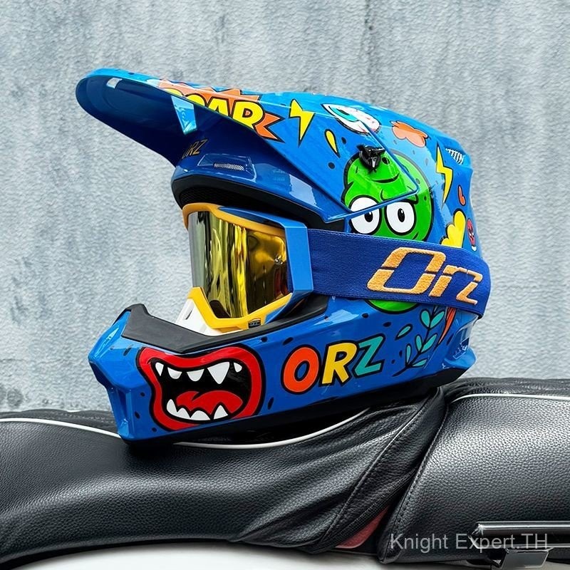 ORZ All Terrain หมวกกันน็อคจักรยานรถจักรยานยนต์ผู้ชายผู้หญิง Speed Descent Safe Cap