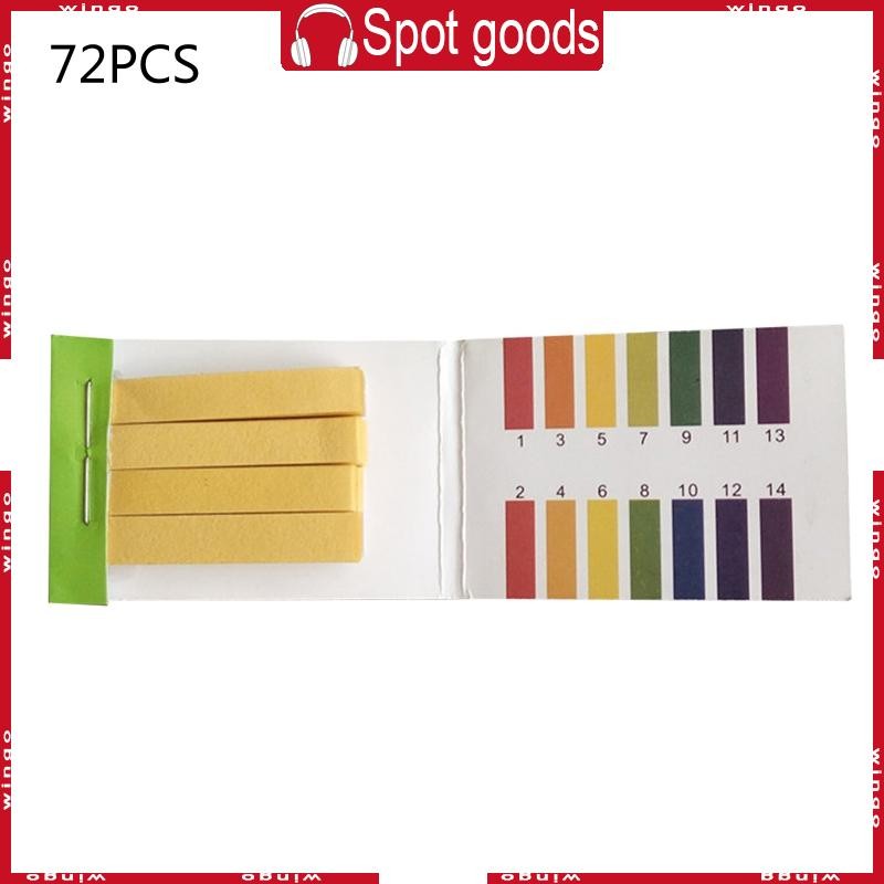 WIN 72 ชิ้น Aquarium pH Test Strip ปลาสําหรับชุดทดสอบถังสําหรับการทดสอบดินน้ํา