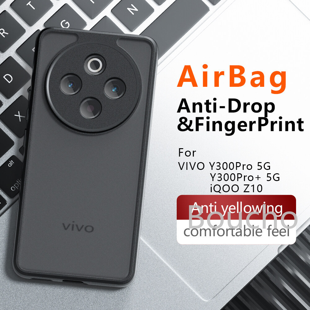 สําหรับ Vivo IQOO Z10 IQOOZ10 5G Matte โปร่งใสเคสโทรศัพท์เกราะกันกระแทกป้องกันลายนิ้วมือกลับ Hard Cover