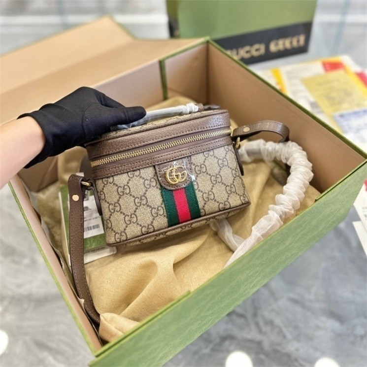 Series Gift Box New Style Packaging Barrel Cosmetic Bag Handbag [] Ophidia Portable 16cm