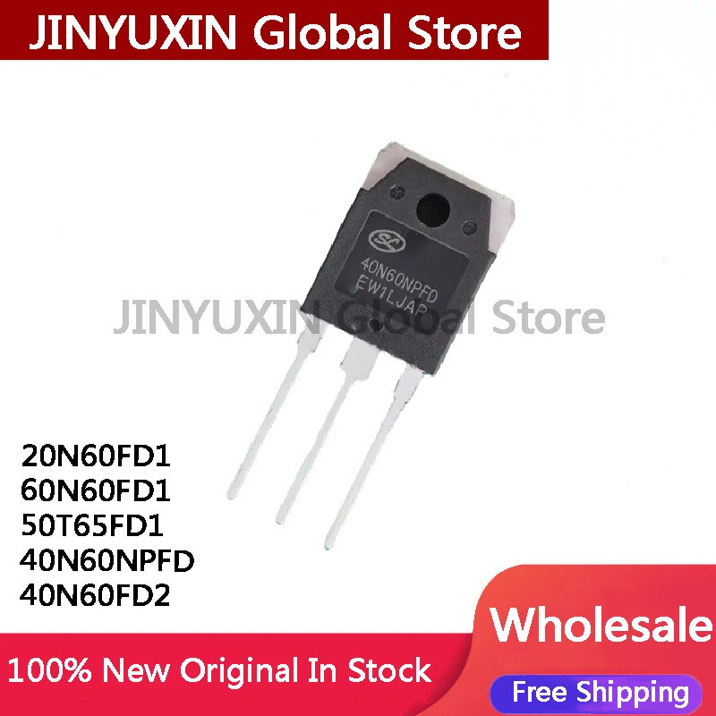 1-5 ชิ้น 20N60FD1 60N60FD1 50T65FD1 40N60NPFD 40N60FD2 TO-3P IC ในสต็อกขายส่ง