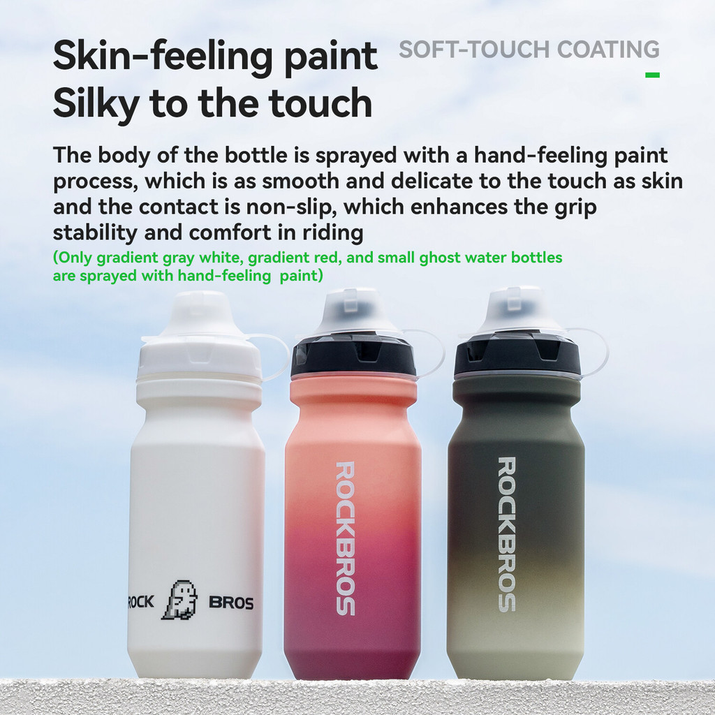 ROCKBROS ขวดน้ําจักรยาน 600/750ML ป้องกันการรั่วบีบเครื่องดื่ม PP5 + TPE ขวดน้ําเกรดอาหารกีฬาขวดน้ํากลางแจ้ง - รูปที่ 5