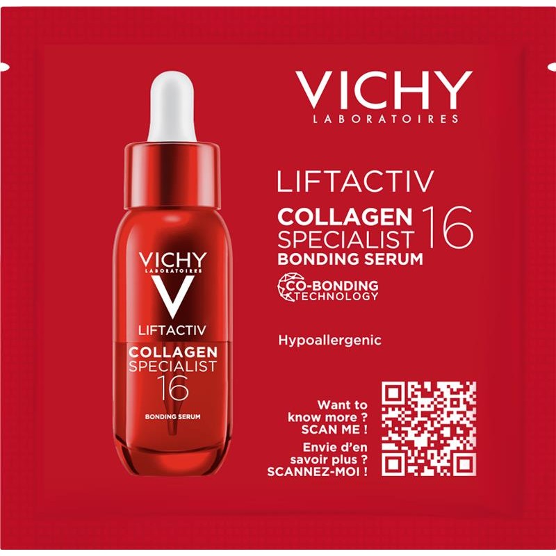 ของแถม  VICHY เซรั่มบำรุงผิวหน้า Liftactic Collagen Specialist 16 Bonding Serum 1.5ml