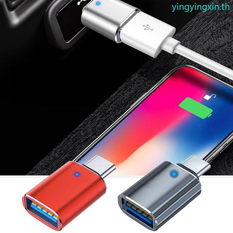 YIN โลหะ USB Ctype หญิงเป็น USB3 0 อะแดปเตอร์ชาย 5Gbps ตัวแปลงข้อมูลอะแดปเตอร์ OTG สําหรับแล็ปท็อปโท