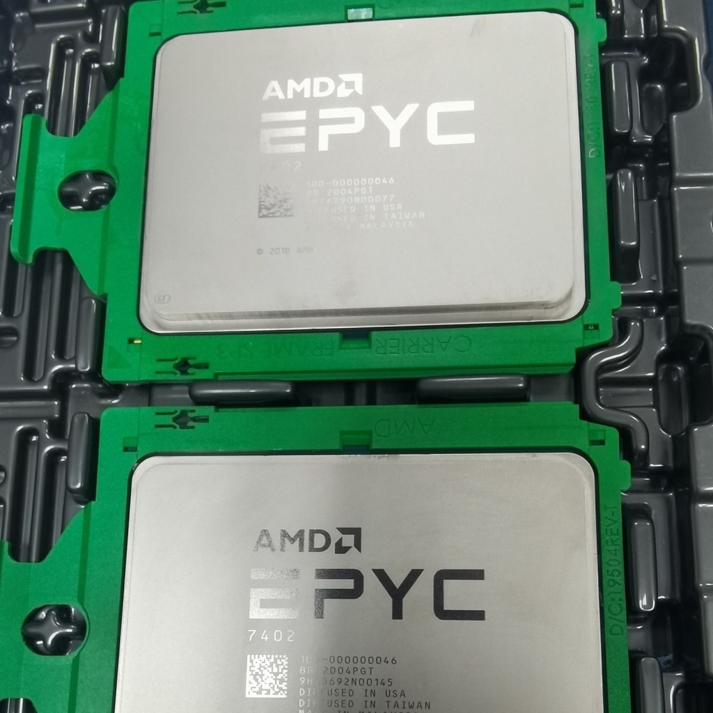 AMD EPYC 72402 เวอร์ชันอย่างเป็นทางการเซิร์ฟเวอร์ CPU 2.8G ความถี่หลัก 24 Core 48 เส้น