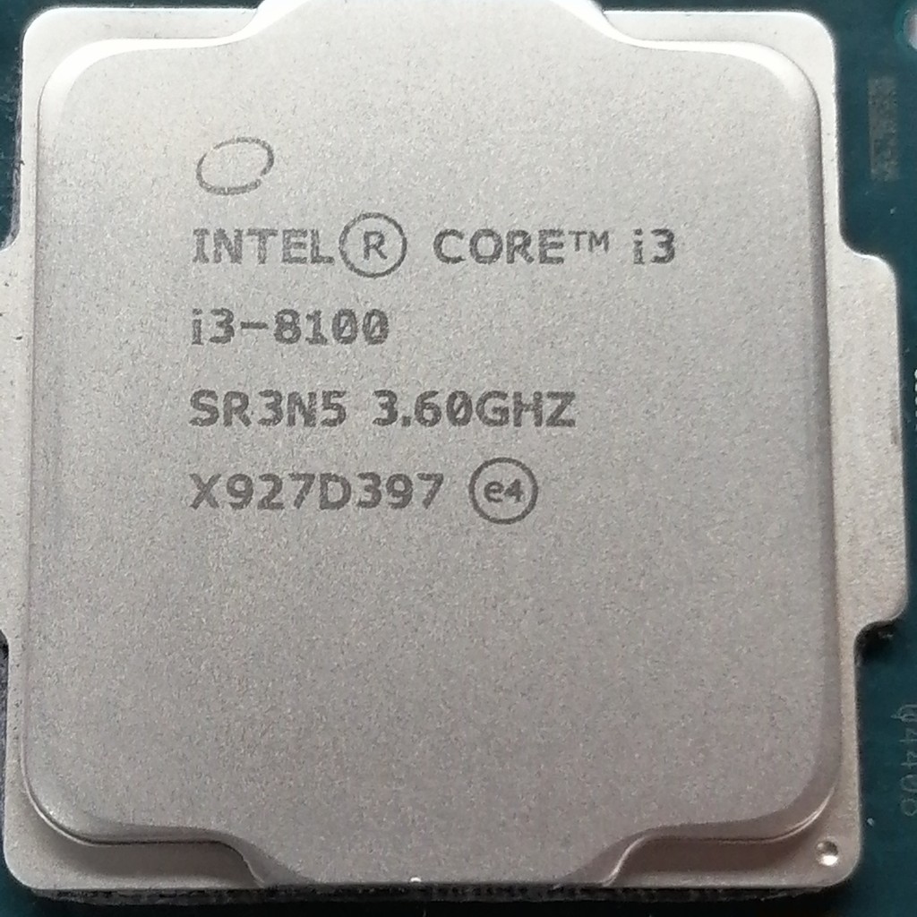 I3-8100 i3-8100T i3-8100T i3-8300 โทรศัพท์เดสก์ท็อปรุ่นอย่างเป็นทางการฟรีซิลิโคน CPU 1151 พินฟุต