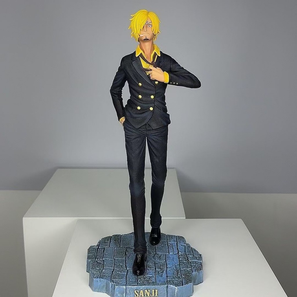 จัดส่งฟรีรูปปั้นโมเดล One Piece Brother JT Factory Suit Yamaji Black Foot Sanji ยืนเดินตุ๊กตาตกแต่งกล่องของขวัญชนิดบรรจุกล่อง