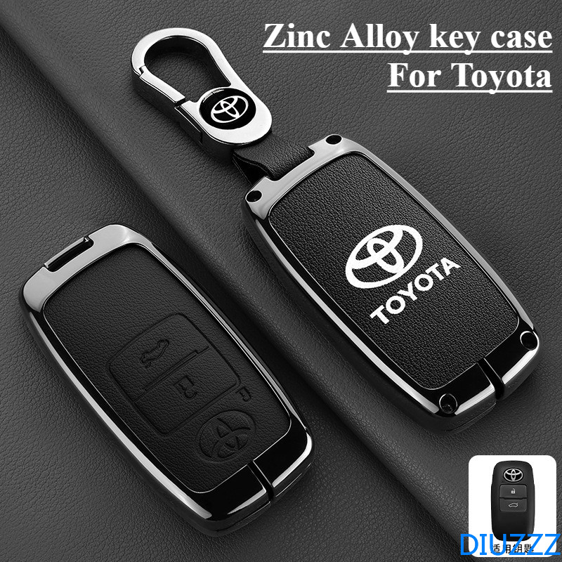 หนังรถโลหะสําหรับ Toyota Yaris Ativ Raize Veloz Avanza Rush Daihatsu พวงกุญแจอุปกรณ์เสริม