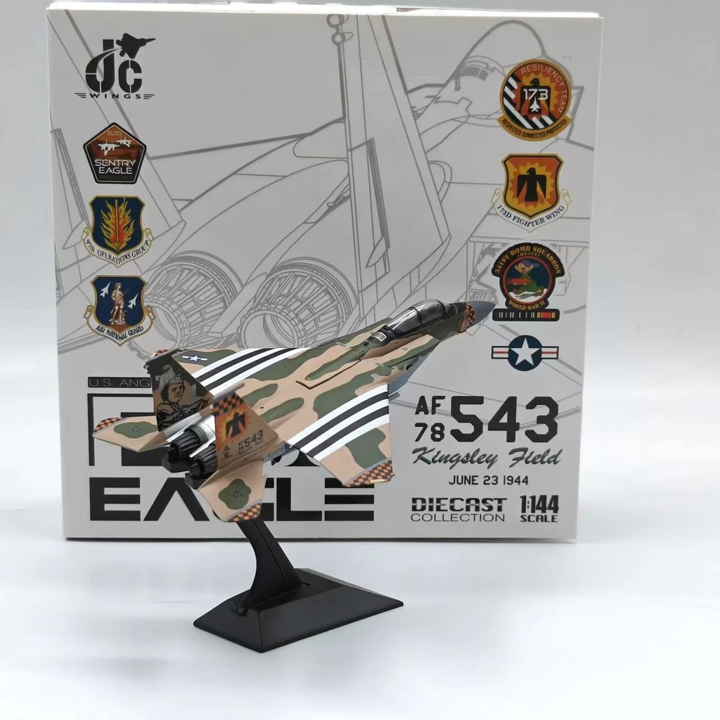 1/144JC WINGS US F15C Air Force Fighter Eagle 173 WINGS จําลองผลิตภัณฑ์สําเร็จรูปเครื่องบินรุ่น