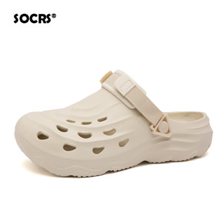 SOCRS 2026 แฟชั่นผู้ชายอุดตันรองเท้าแตะสวมใส่ลื่นชายหาดแนวโน…