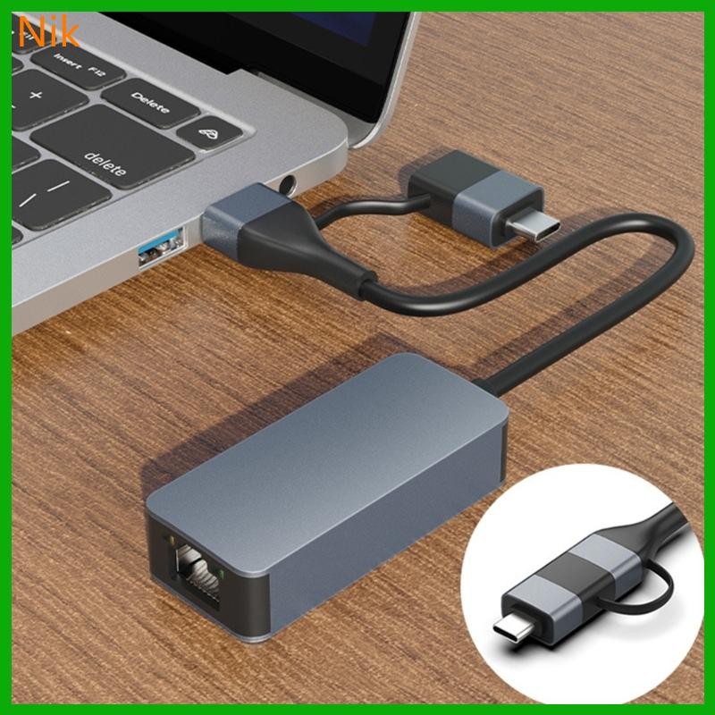 บ.น.ค.ศ. USB To RJ45 2500M Networking Adapter 2500Mbps Fast Ethernet Converter