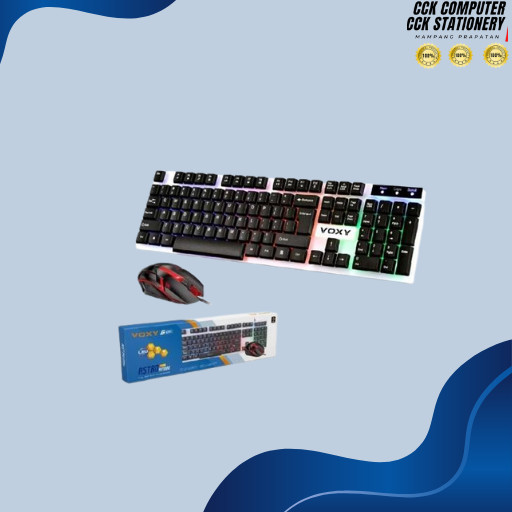 คีย์บอร์ดเมาส์สําหรับเล่นเกม Voxy KM 800 RGB