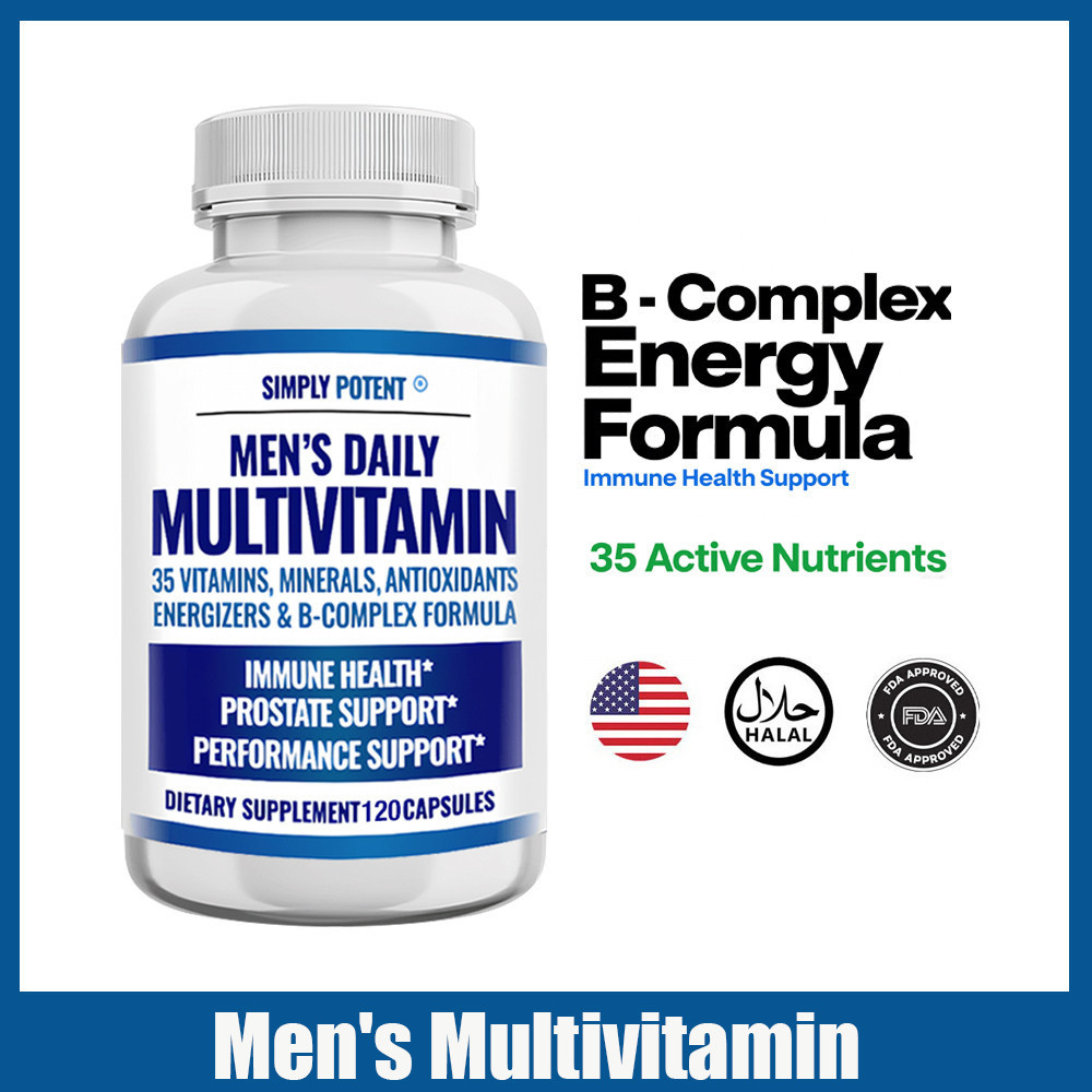 Men's Multivitamin 30/60/120 Capsules เป็นวิตามินรวมที่ครอบคลุมสำหรับผู้ชาย