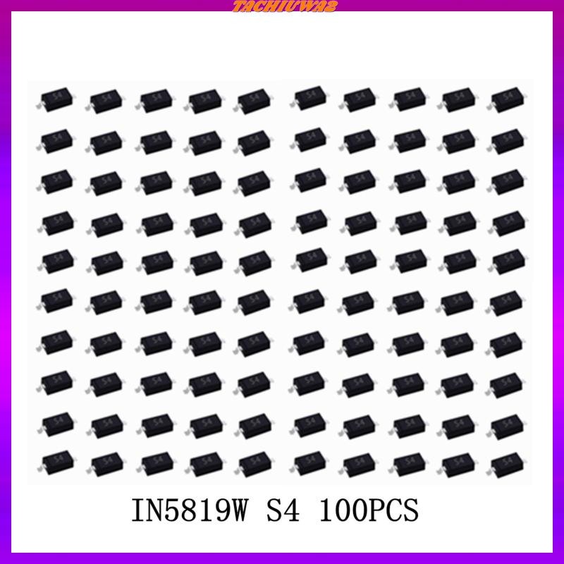 [Tachiuwa2] 100 ชิ้น 1N5819W S4 SMD Schottky Diodes 40V 1A สําหรับการบํารุงรักษาอิเล็กทรอนิกส์