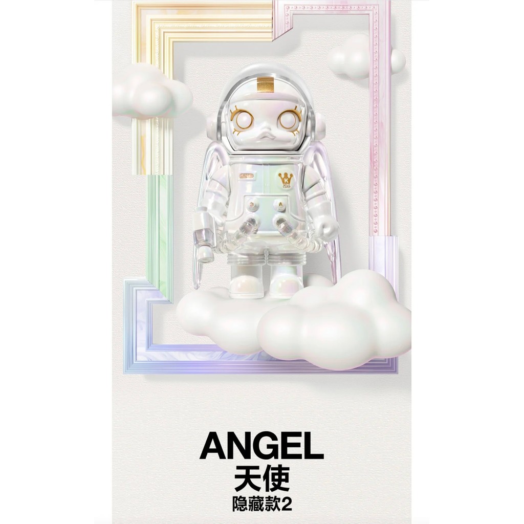 MEGA SPACE MOLLY 100% Anniversary Series 4 กล่องตาบอดของเล่นทํามือเครื่องประดับ MEGA 4V Molly100%