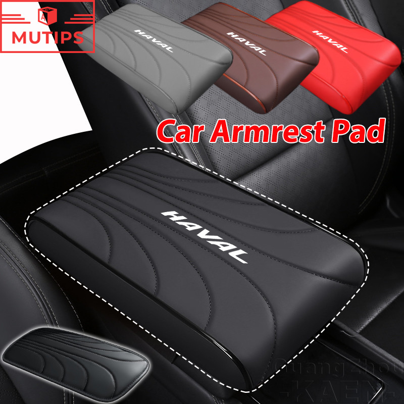Haval ที่เท้าแขนรถกล่อง Pad เสื่อเพิ่มความสูง หนัง ที่เท้าแขนในรถ Cushion Memory Foam เบาะสําหรับ H6