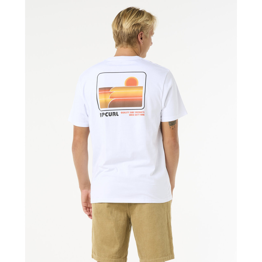RIPCURL เสื้อยืดผู้ชาย 0O9MTE SURF REVIVAL STACKED TEE A25