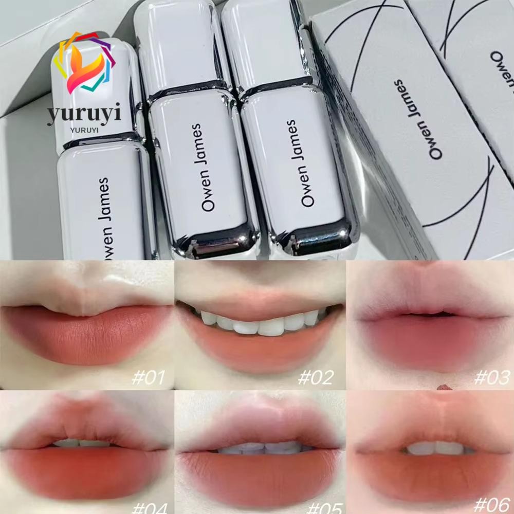 YURUYI Matte Lipstick, Velvet Long Lasting Cosmetics Lipstick, Soft Mist Low Saturation Non-fade Lip