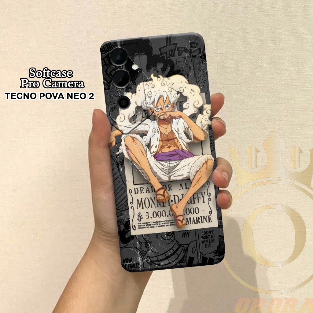 Softcase Tecno Pova Neo 2 - ORORA - Casing Tecno Pova Neo 2 - Motif case Anime - Tecno - Softcase Te