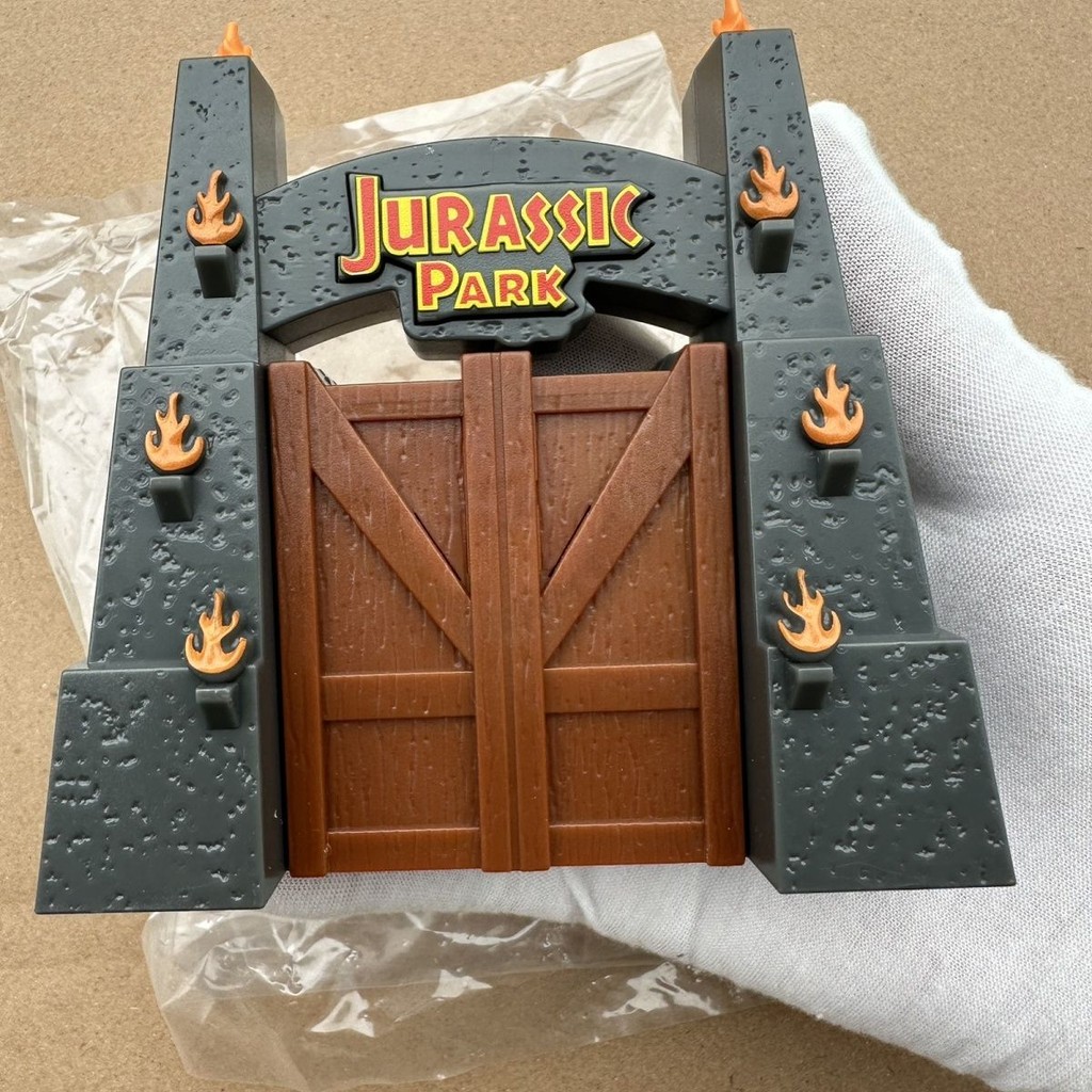 Jurassic Dinosaur Jurassic Park Electric Gate Arch Dinosaur Park Entrance Sound Effect แบตเตอรี่ขับเคลื่อน